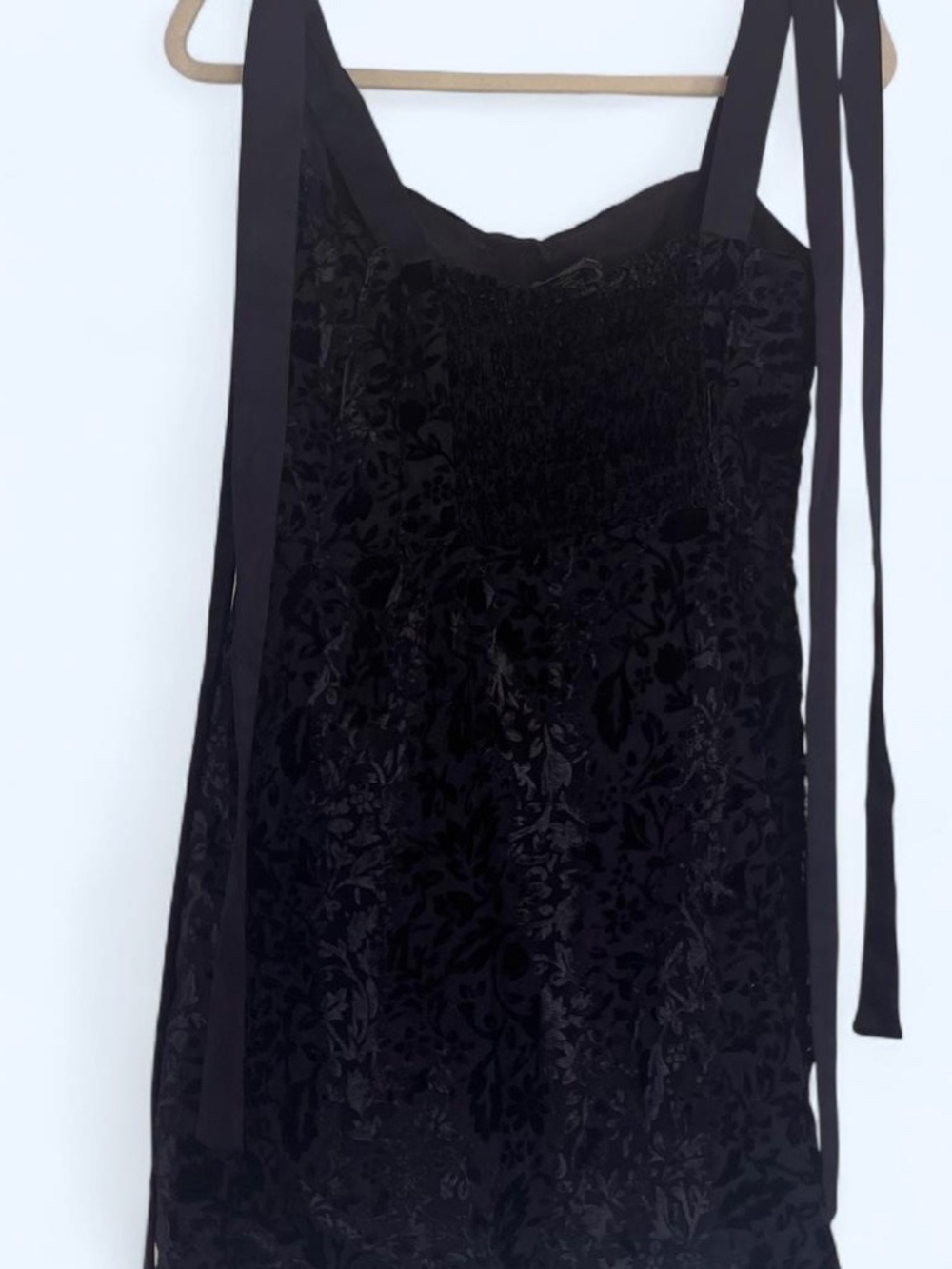 House of Harlow 1960 Dark Blue Velvet Mini Dress